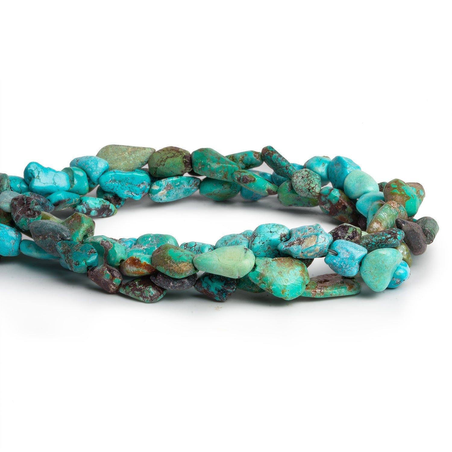 Chinese Turquoise Beads - Lot of 3 Strands - The Bead Traders
