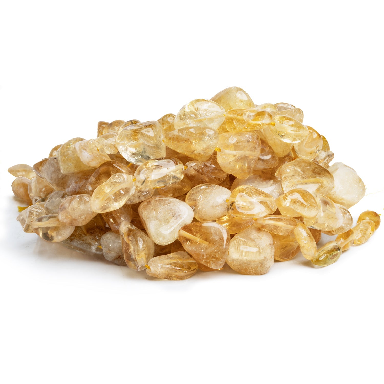 Citrine Plain Nuggets - Lot of 6 Strands - The Bead Traders