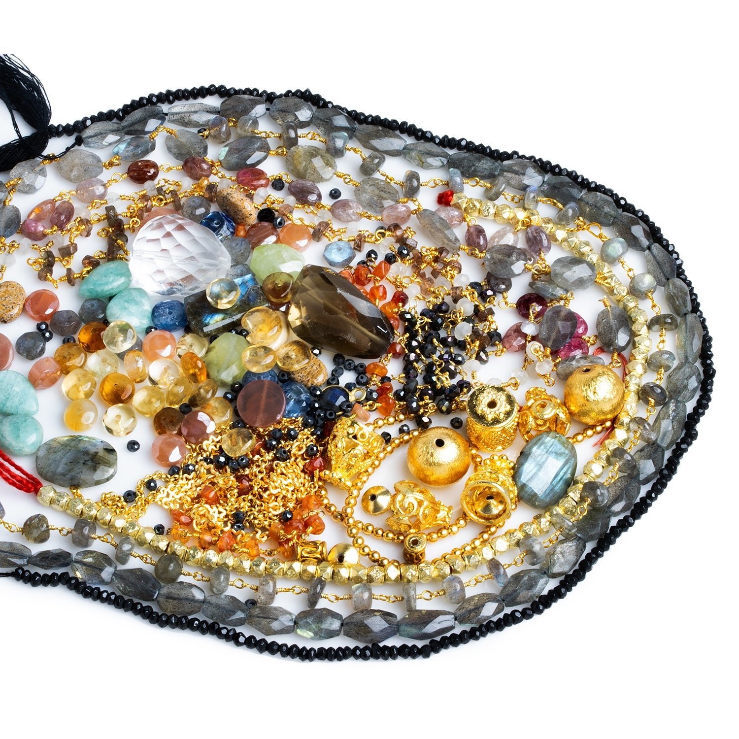 Crystal and Gold Inspiration Pack - The Bead Traders