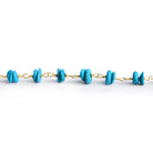 Howlite Double Nugget Gold Chain 58 pieces - The Bead Traders