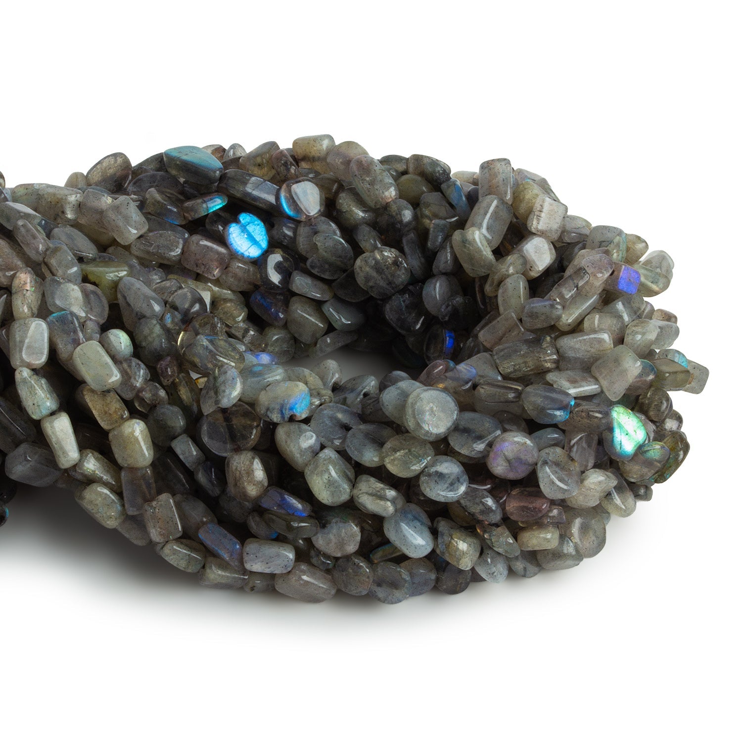 Labradorite Assorted Shapes - Lot of 18 Strands - The Bead Traders