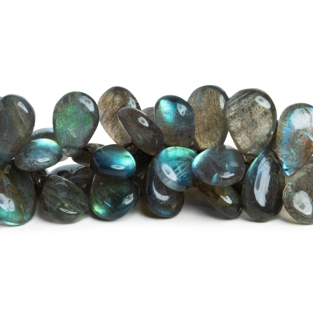 Labradorite Plain Pears - Lot of 2 Strands - The Bead Traders