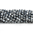 metallic quartz checkerboard faceted beads for sale