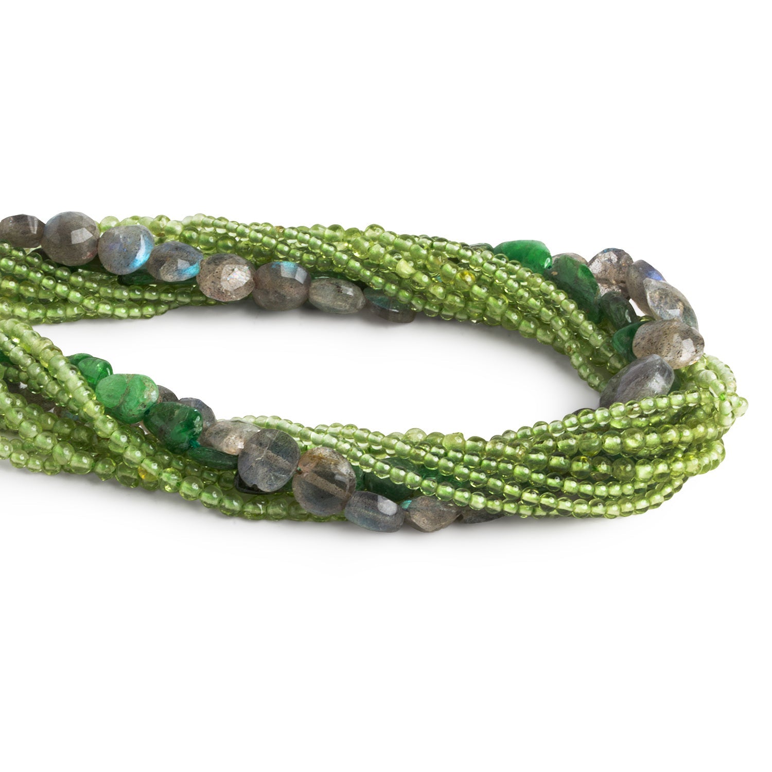 Mixed Gemstone Beads - Lot of 11 Strands - The Bead Traders