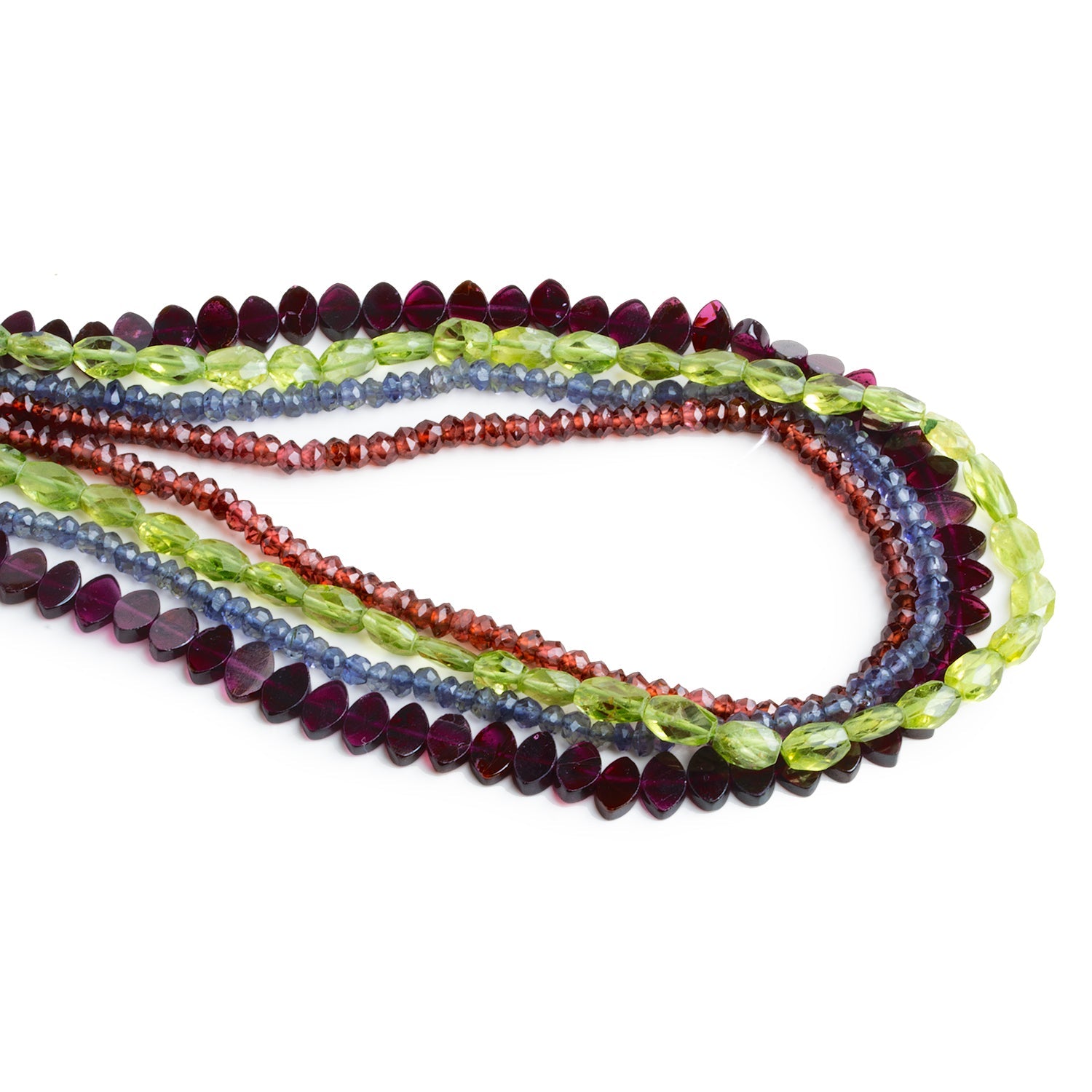 Mixed Gemstone Strands - Lot of 4 - The Bead Traders