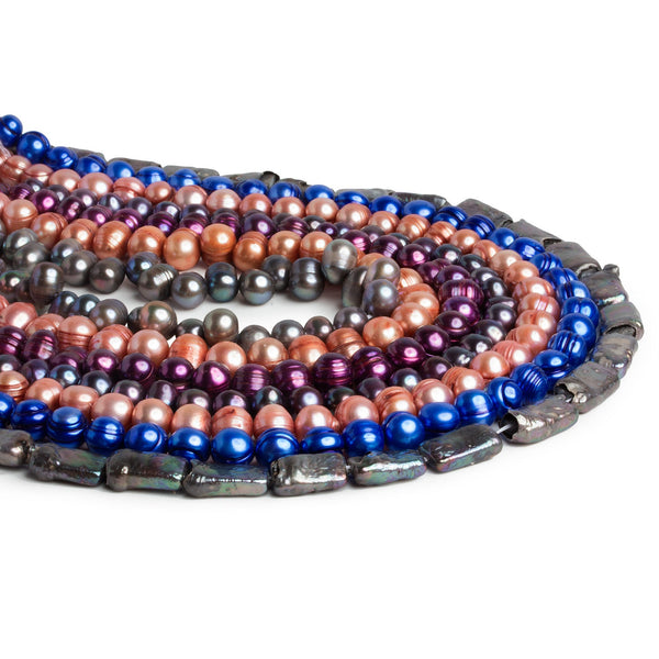 Mixed Pearls - Lot of 7 Strands
