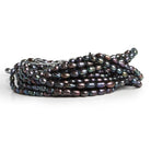 Peacock Oval Pearls - Lot of 8 Strands - The Bead Traders