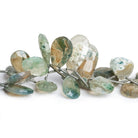 Peacock Solar Quartz Faceted Pears 7.5 inch 12 beads - The Bead Traders