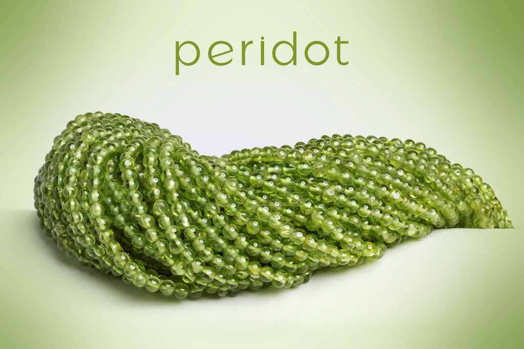 peridot green beads for sale