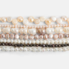 Pink & Cream Pearls - Lot of 7 - The Bead Traders