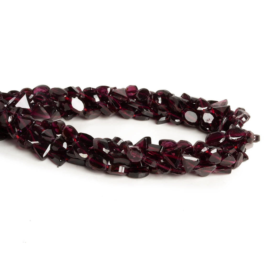 Rhodolite Garnet Mixed Shapes - Lot of 5 Strands - The Bead Traders