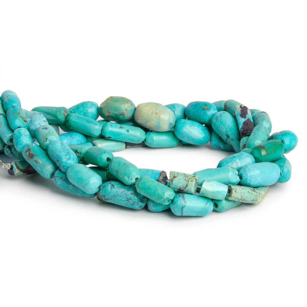 Turquoise Tubes - Lot of 4 Strands - The Bead Traders