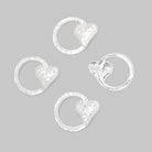 16x14mm hammered heart charms for jewelry making photo 3