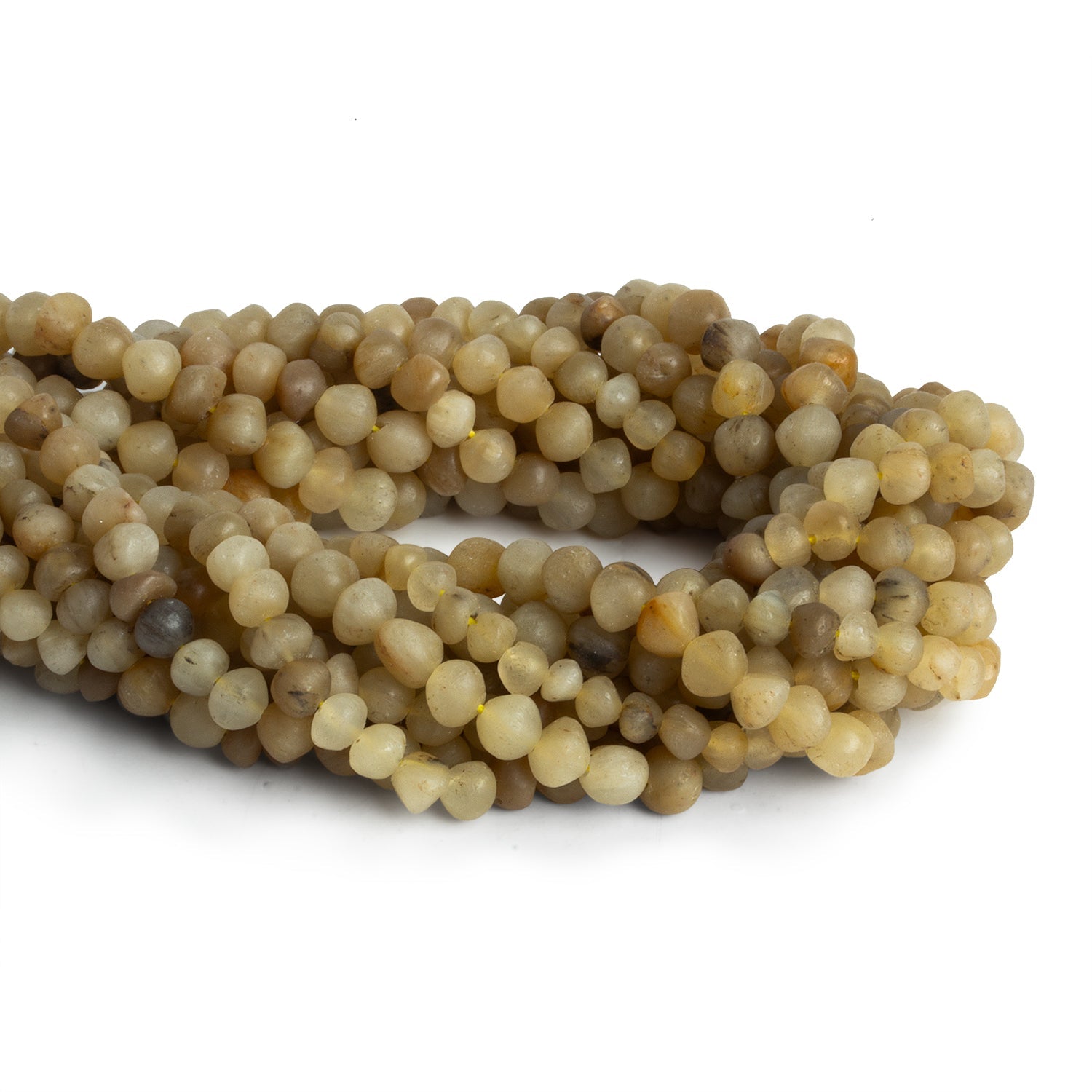 Yellow Opal Plain Shapes - Lot of 11 Strands - The Bead Traders