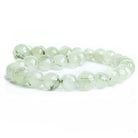 10-11mm Prehnite Faceted Round Beads 14 inch 35 pieces - The Bead Traders