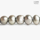 10-11mm Warm Silver Large Hole Baroque Freshwater Pearls 16 inch 48 pieces - The Bead Traders