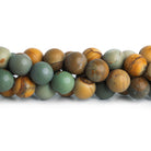10mm American Picture Jasper Plain Rounds 15 inch 38 beads - The Bead Traders