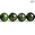 10mm Australian Jade Plain Round Beads 15.5 inch 38 pieces - The Bead Traders