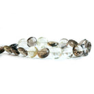 10mm Bi-Color Quartz Faceted Coin Beads 8 inch 21 pieces - The Bead Traders