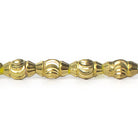 10mm Brass Barrel Beads, 8 inch - The Bead Traders