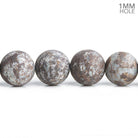 10mm Matte Brown Snowflake Jasper Plain Round Beads 15.5 inch 38 pieces - The Bead Traders