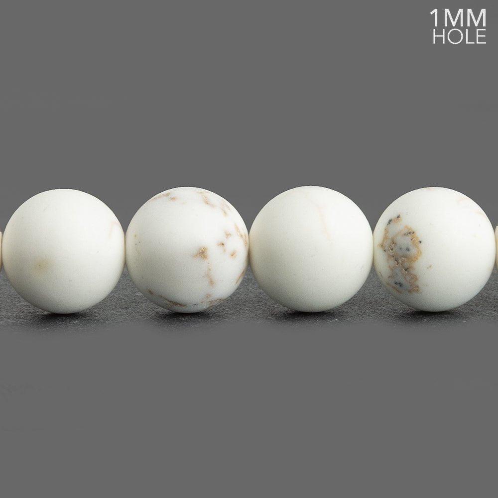 10mm Matte Magnesite Plain Round Beads 15 inch 35 pieces - The Bead Traders