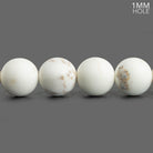 10mm Matte Magnesite Plain Round Beads 15 inch 35 pieces - The Bead Traders