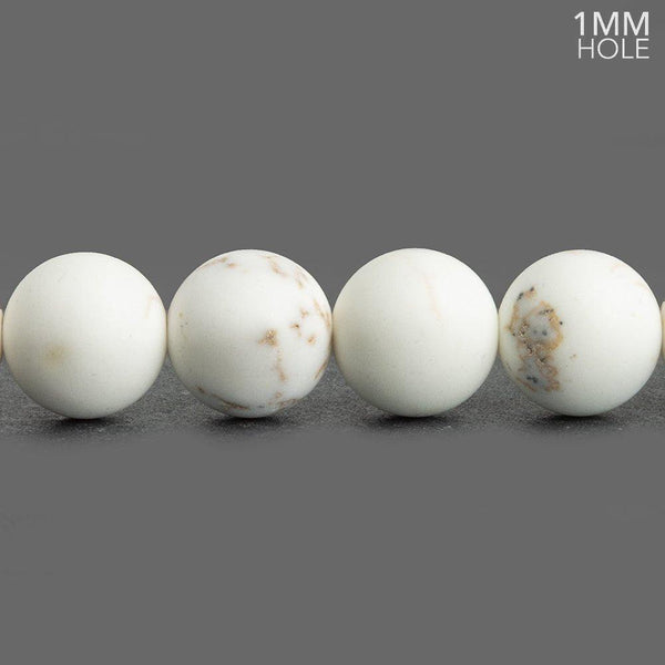 10mm Matte Magnesite Plain Round Beads 15 inch 35 pieces