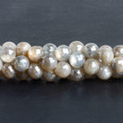 10mm Mystic Moonstone Faceted Rounds 14 inch 38 beads - The Bead Traders