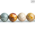 10mm Nazar Boncuk Jasper Plain Round Beads 15.5 inch 38 pieces - The Bead Traders