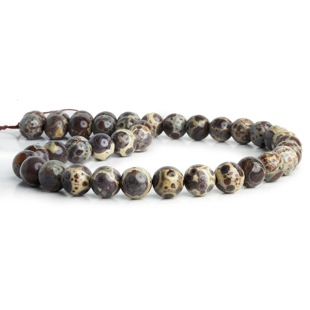 10mm Orbicular Sea Jasper Rounds 15 inch 38 beads - The Bead Traders