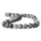 10mm Picasso Jasper plain rounds Large 1mm Hole 15 inch 38 beads - The Bead Traders