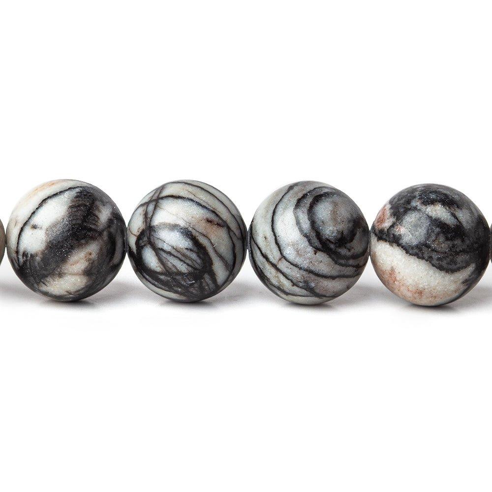 10mm Picasso Jasper plain rounds Large 1mm Hole 15 inch 38 beads - The Bead Traders