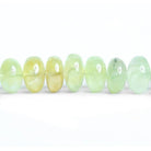 10mm Prehnite Plain Rondelle Beads 8 inch 36 pieces - The Bead Traders