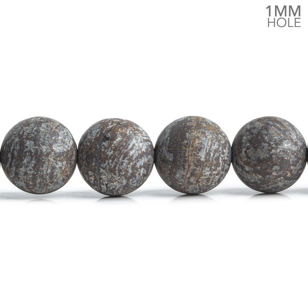 10mm Red Snowflake Jasper Plain Round Beads 15 inch 38 pieces - The Bead Traders