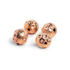 10mm Rose Gold Plated Copper Round Beads 4 Pieces - The Bead Traders