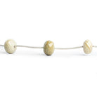 10mm Serpentine Faceted Rondelle Beads 6 inches 6 beads - The Bead Traders
