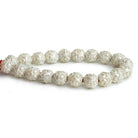 10mm Silver Plated Copper Ball Rounds 8 inch 20 beads - The Bead Traders