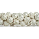 10mm Silver Plated Copper Ball Rounds 8 inch 20 beads - The Bead Traders
