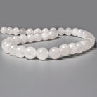 10mm White Jade plain round Beads 16 inch 30 pieces - The Bead Traders