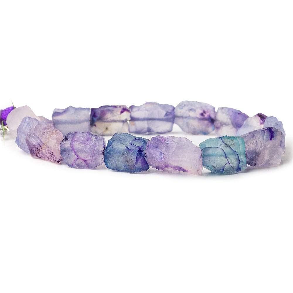 10x10x5-15x15x5mm Lilac Agate Hammer Faceted Square Beads 8 inch 25 pcs - The Bead Traders