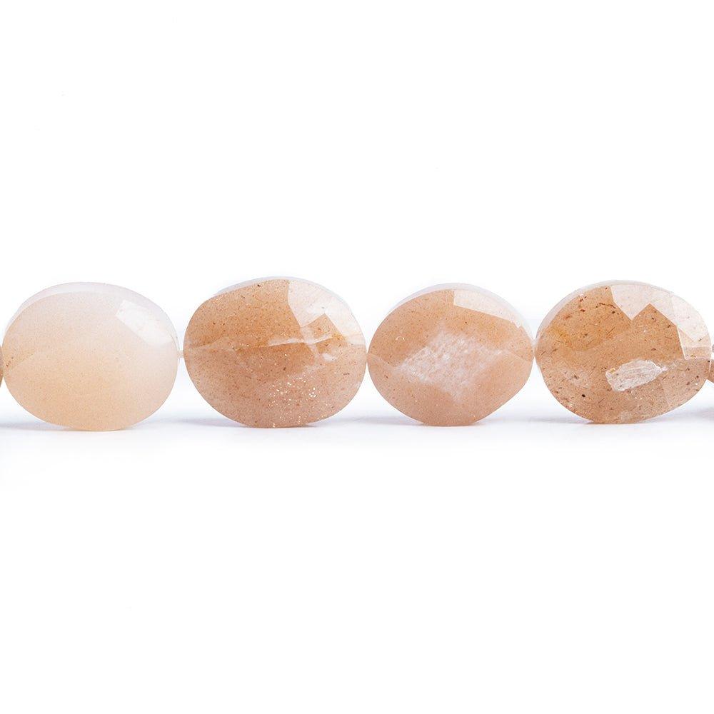 10x12mm Sunstone Faceted Oval 35 beads - The Bead Traders