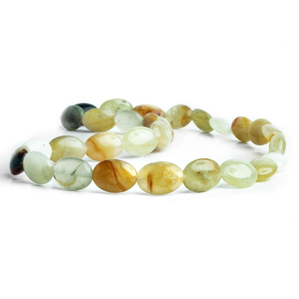 10x14 mm Serpentine plain oval beads 15.5 inch 29 pieces - The Bead Traders