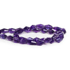 10x6mm Amethyst Bicones 14 inch 30 beads - The Bead Traders