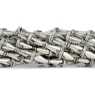 10x6mm Antiqued Silver Plated Copper Bali Bead Caps 8 inch 20 beads - The Bead Traders