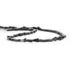 10x6mm Snowflake Obsidian Triangles 14 inch 39 beads - The Bead Traders