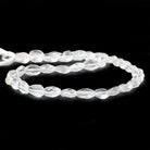 10x7mm Crystal Quartz Faceted Oval Beads, 14 inch - The Bead Traders