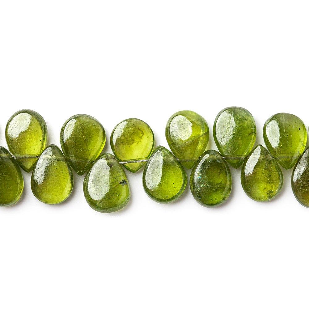 10x7mm Idocrase Plain Pear Beads 8 inch 56 pieces - The Bead Traders