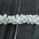 10x7mm Rainbow Moonstone Teardrops 9 inch 65 beads - The Bead Traders