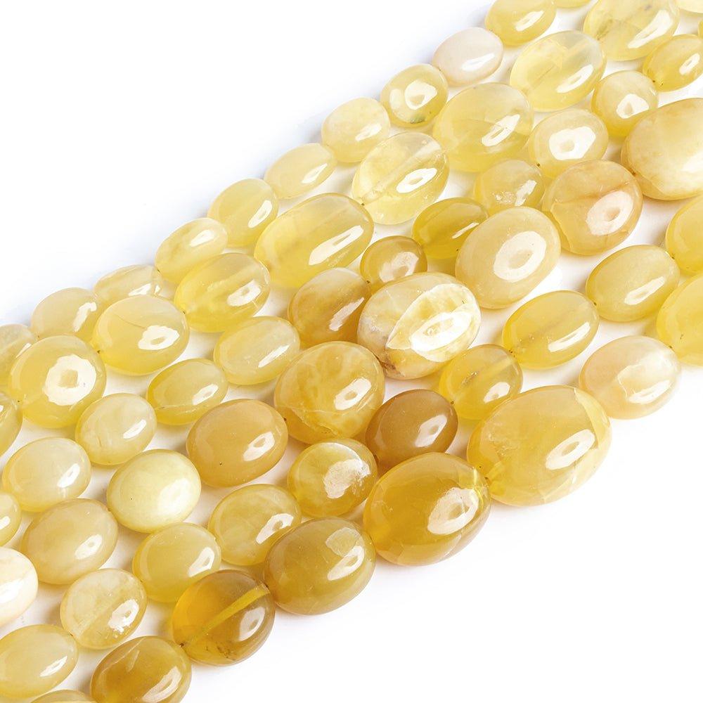 10x8mm-14x11mm Honey Opal Plain Oval Beads - Lot of 6 - The Bead Traders